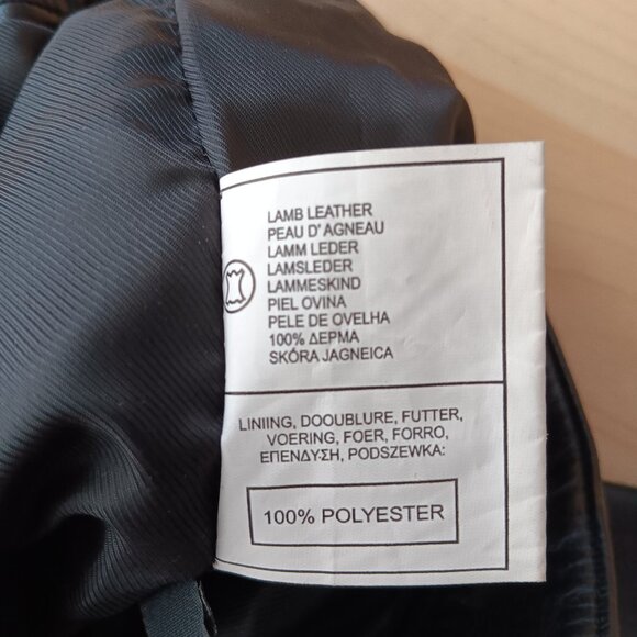 6126 by Lindsay Lohan NWT Hail Leather Skinny Leg Pants In Black - Small S - Picture 6 of 10